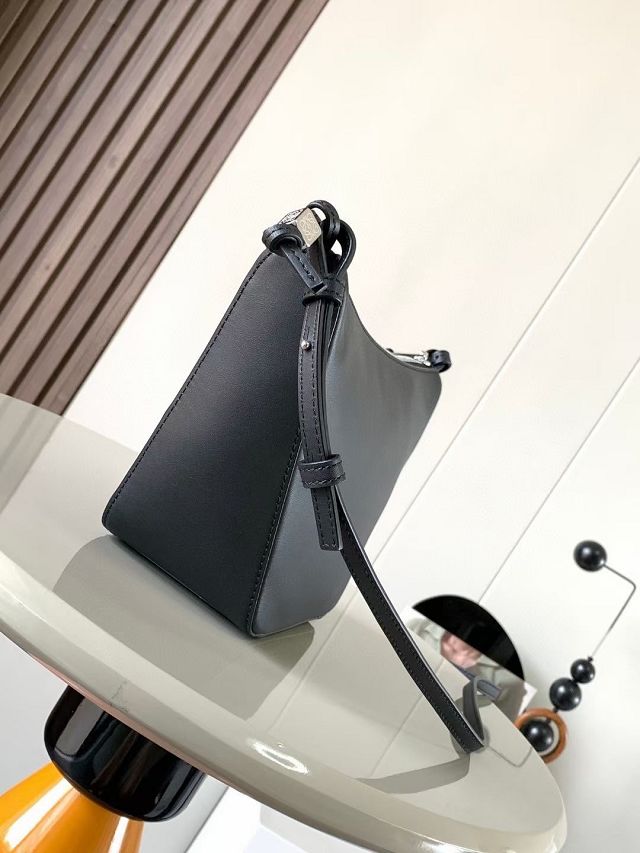 Loewe original calfskin mini hammock hobo bag A538G13 black