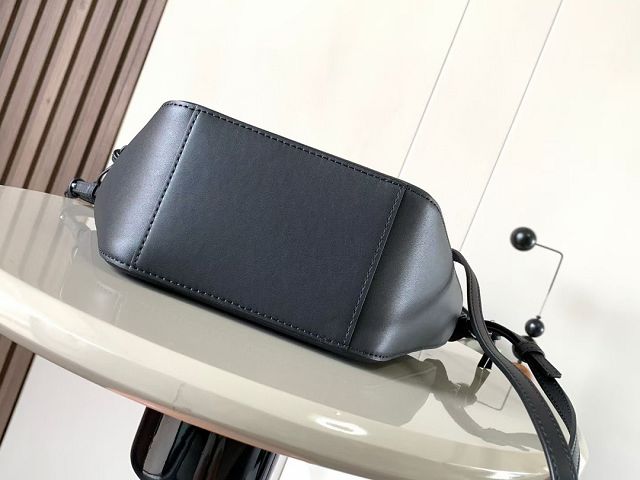 Loewe original calfskin mini hammock hobo bag A538G13 black