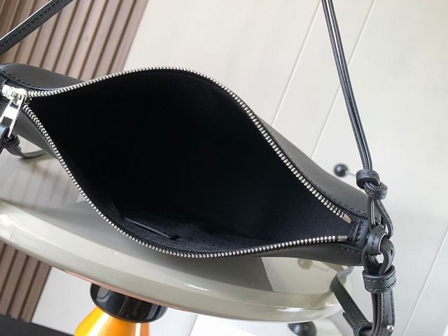 Loewe original calfskin mini hammock hobo bag A538G13 black