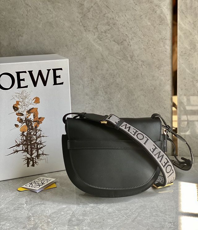 Loewe original calfskin small gate dual bag A650T20 black
