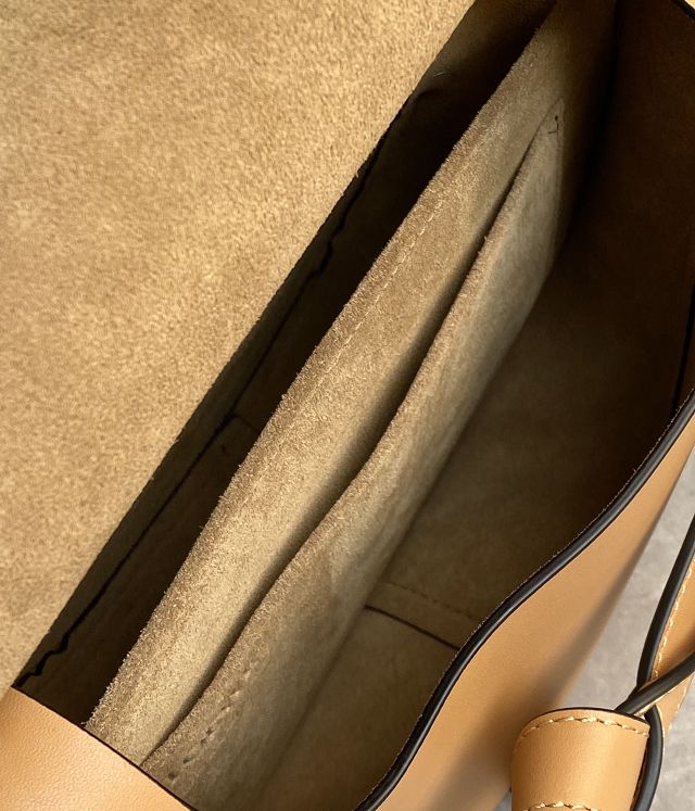 Loewe original calfskin small gate dual bag A650T20 caramel