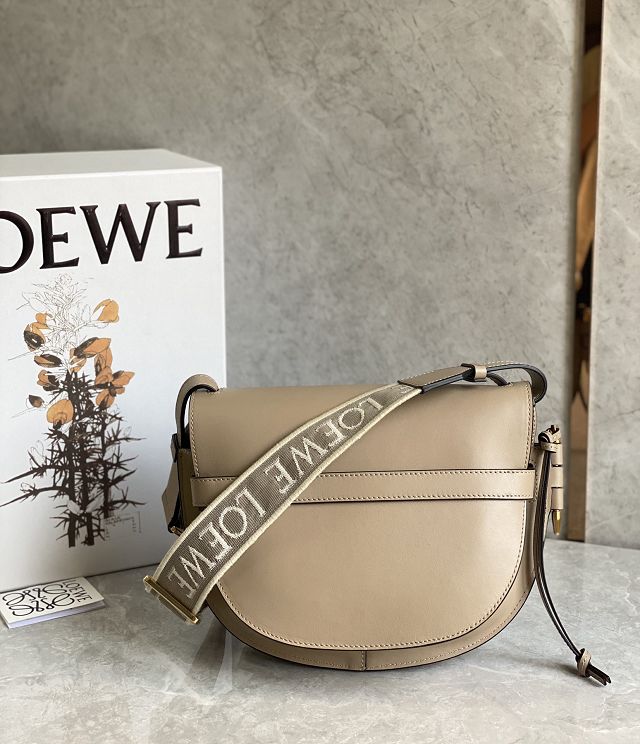 Loewe original calfskin small gate dual bag A650T20 sand
