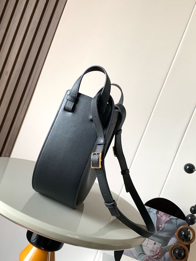 Loewe original calfskin mini hammock shoulder bag A538G11 black