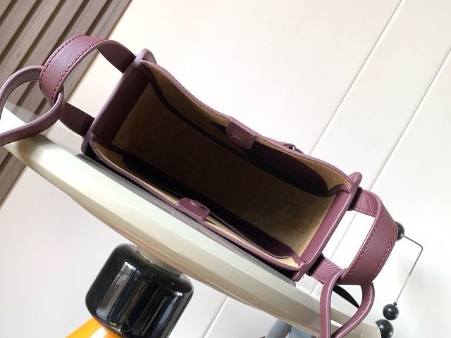 Loewe original calfskin mini hammock shoulder bag A538G11 burgundy