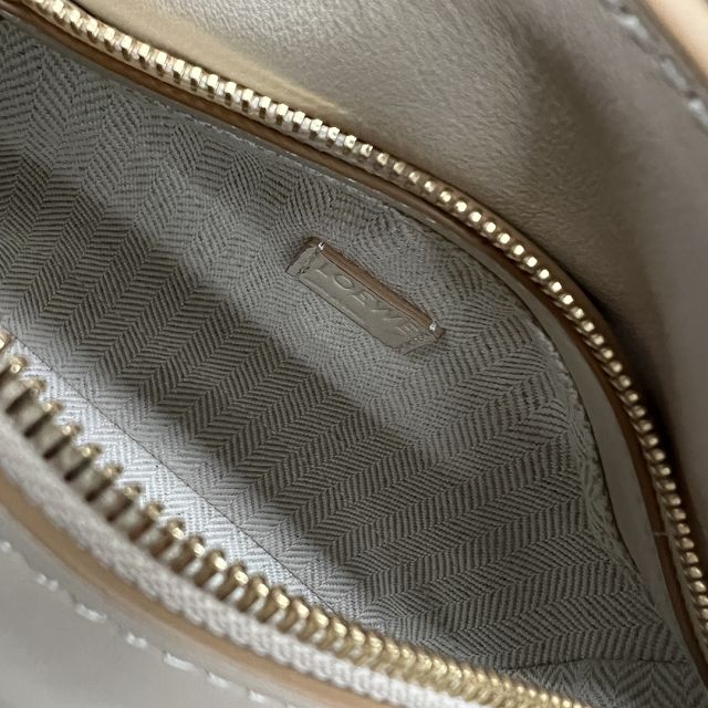 Loewe original calfskin mini puzzle bag A510P88 apricot&beige