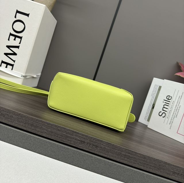 Loewe original calfskin mini puzzle bag A510P88 lemon green