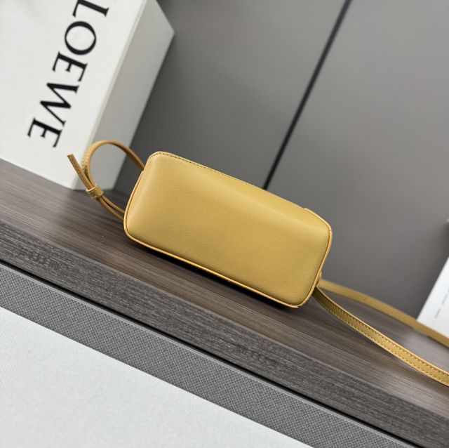 Loewe original calfskin mini puzzle bag A510P88 yellow