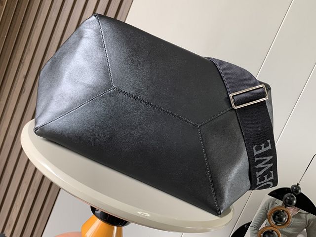 Loewe original calfskin puzzle fold duffle B510PUB black