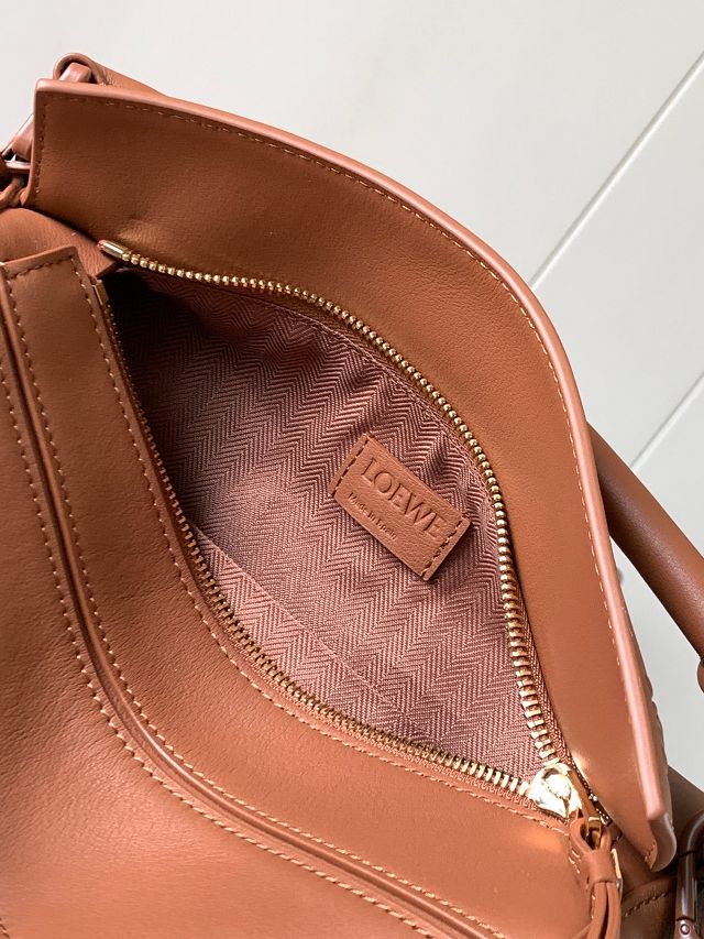 Loewe original calfskin small puzzle bag A510P60 brown