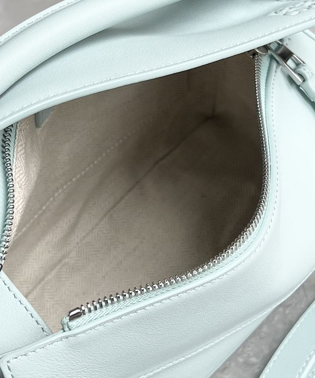 Loewe original calfskin small puzzle bag A510P60 light blue