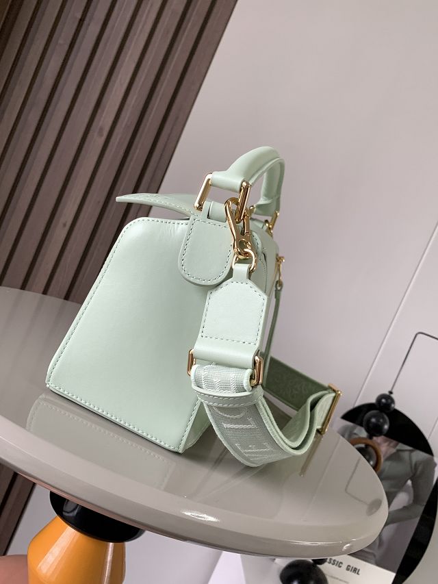 Loewe original calfskin small puzzle bag A510P60 light green