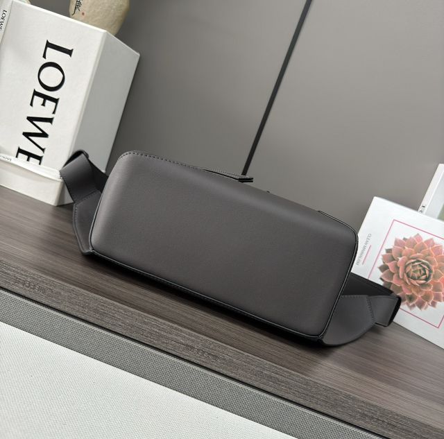 Loewe original calfskin small puzzle bumbag B510SE dark grey