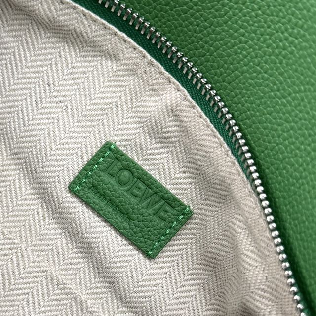 Loewe original grained calfskin small puzzle bag A510P60 green