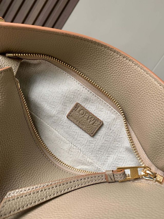 Loewe original grained calfskin small puzzle bag A510P60 sand