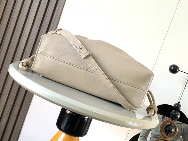 Loewe original calfskin medium flamenco clutch A411FC1 sand