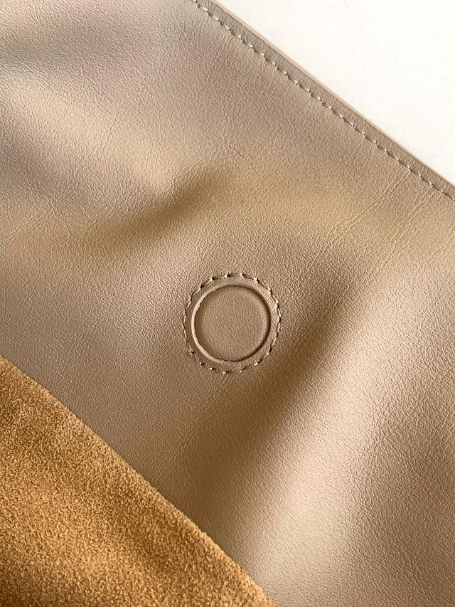 Loewe original calfskin medium flamenco clutch A411FC1 sand