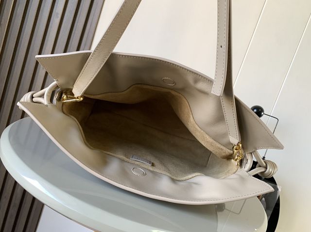 Loewe original calfskin medium flamenco clutch A411FC1 sand