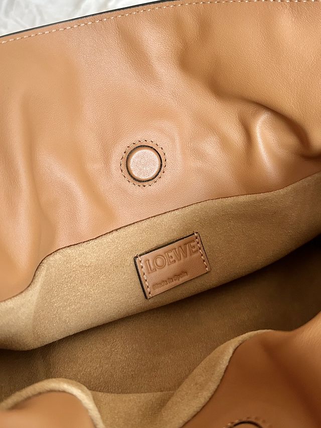 Loewe original calfskin mini flamenco clutch A411FC2 brown