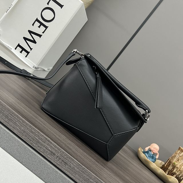 Loewe original calfskin mini puzzle bag A510P88 black