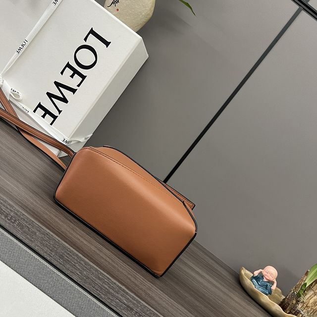 Loewe original calfskin mini puzzle bag A510P88 brown