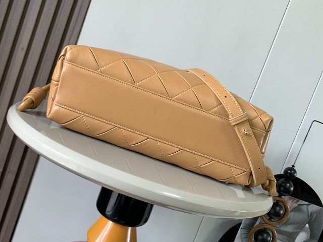 Loewe original lambskin medium flamenco clutch A411FC1 caramel