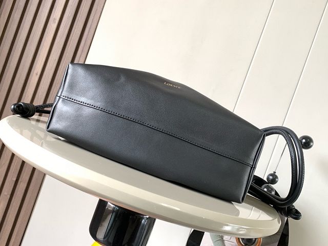 Loewe original lambskin medium flamenco purse A411FCR black