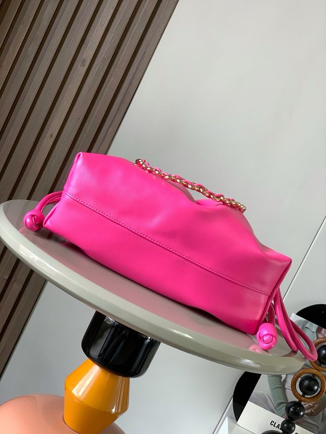 Loewe original lambskin medium flamenco purse A411FCR rose red