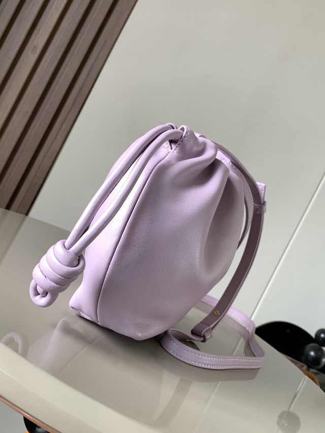Loewe original lambskin mini flamenco purse A914CBP purple