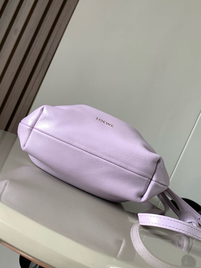 Loewe original lambskin mini flamenco purse A914CBP purple