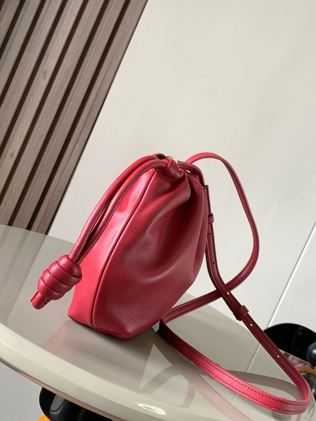 Loewe original lambskin mini flamenco purse A914CBP red