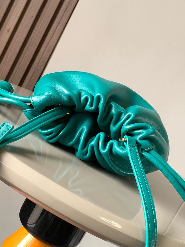 Loewe original lambskin mini flamenco purse A914CBP turquoise