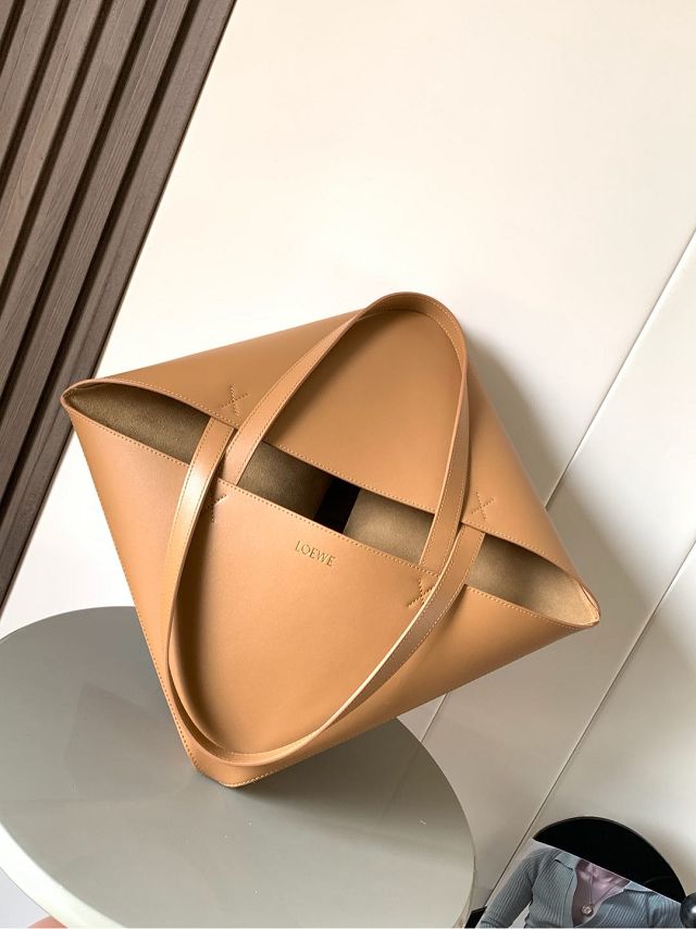 Loewe original calfskin large puzzle fold tote B933Q18 desert