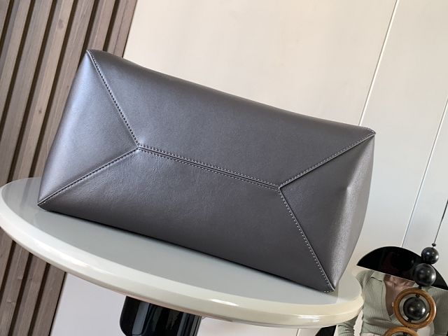 Loewe original calfskin large puzzle fold tote B933Q18 grey