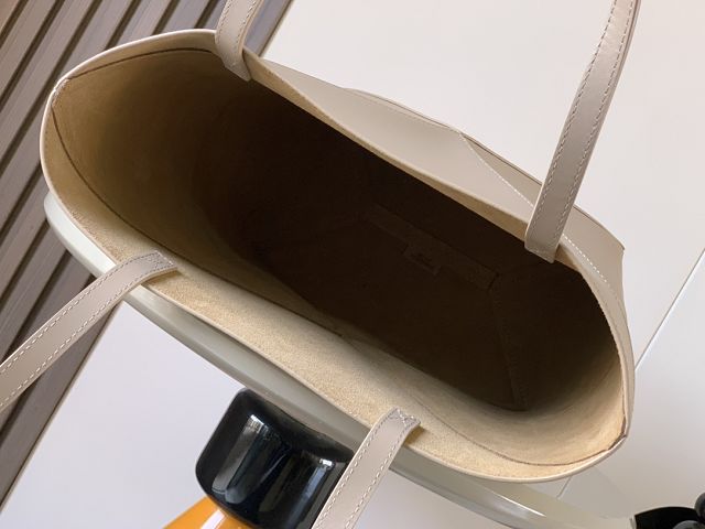 Loewe original calfskin medium puzzle fold tote A657G50 grey