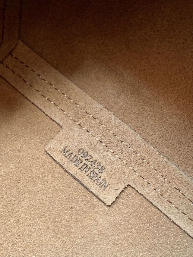 Loewe original calfskin medium puzzle fold tote A657G50 grey