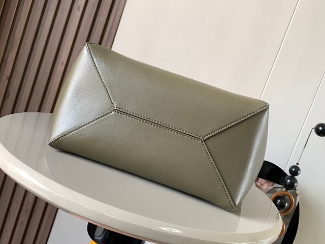 Loewe original calfskin medium puzzle fold tote A657G50 khaki