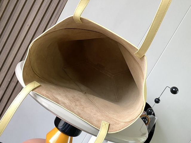 Loewe original calfskin medium puzzle fold tote A657G50 yellow