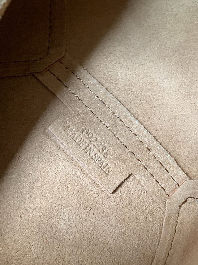 Loewe original calfskin mini puzzle fold tote A657V25 desert