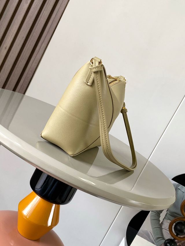 Loewe original calfskin puzzle fold pouch C510PT1 clay green