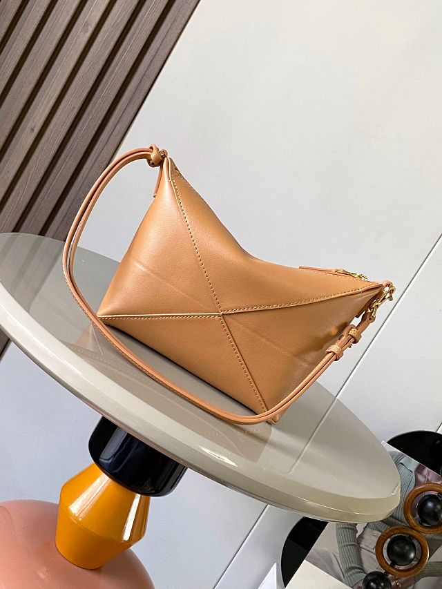 Loewe original calfskin puzzle fold pouch C510PT1 desert