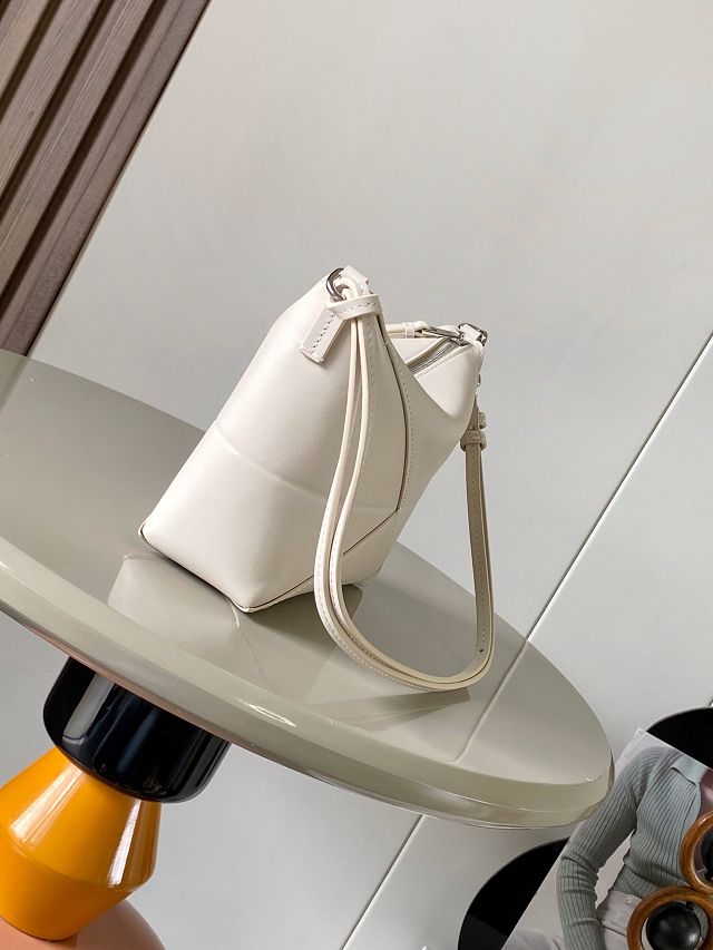 Loewe original calfskin puzzle fold pouch C510PT1 white