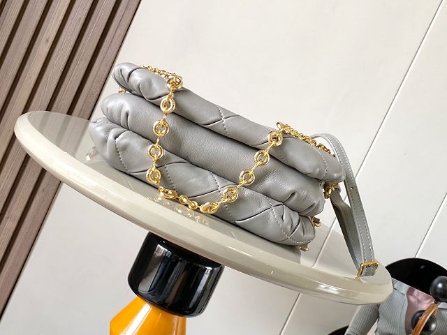 Loewe original lambskin medium goya puffer bag  A896P41 grey