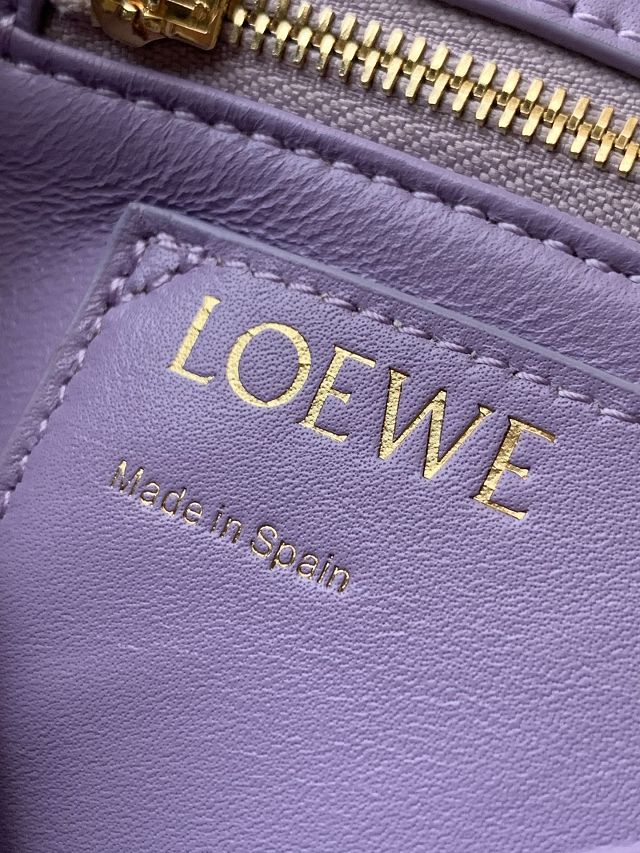Loewe original lambskin medium goya puffer bag  A896P41 purple