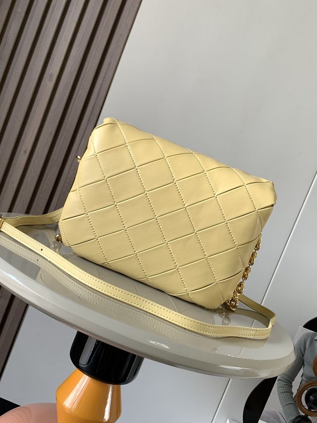 Loewe original lambskin medium goya puffer bag  A896P41 yellow