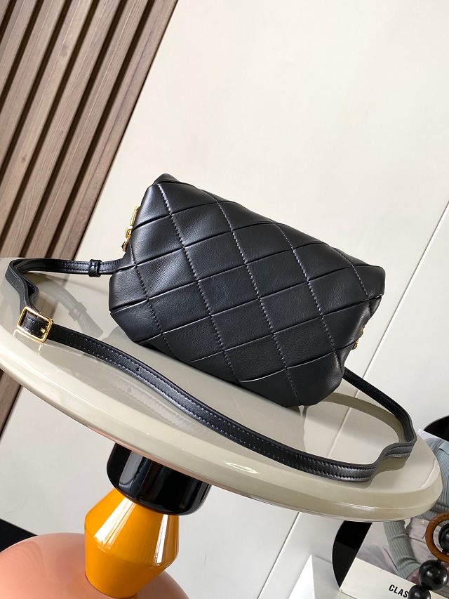 Loewe original lambskin mini goya puffer bag A896W56 black