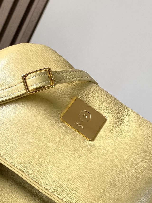 Loewe original lambskin mini goya puffer bag A896W56 yellow