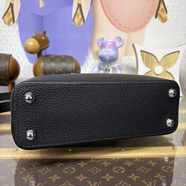 Louis vuitton original calfskin capucines BB M12346 black