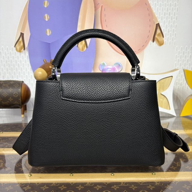 Louis vuitton original calfskin capucines mm M12936 black