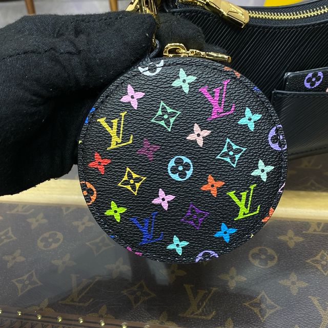 Louis vuitton original epi leather marellini bag M13099 black