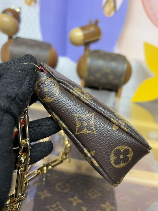 Louis vuitton original monogram canvas TM pochette accessoires M13440